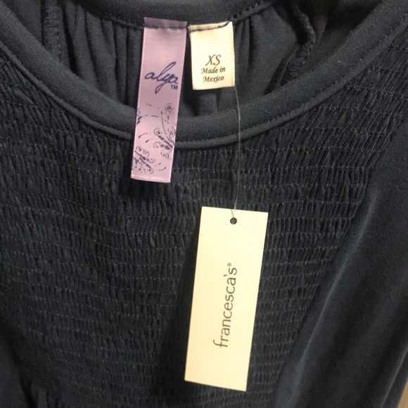 Francesca’s Navy Tank with Tied Back - Picture 3 of 3